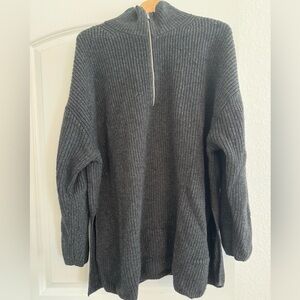 COS Charcoal Turtleneck Sweater